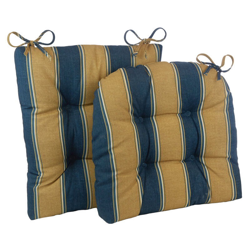 Winston Porter 2 Piece Stripe Porch Indoor/Outdoor Rocking Chair